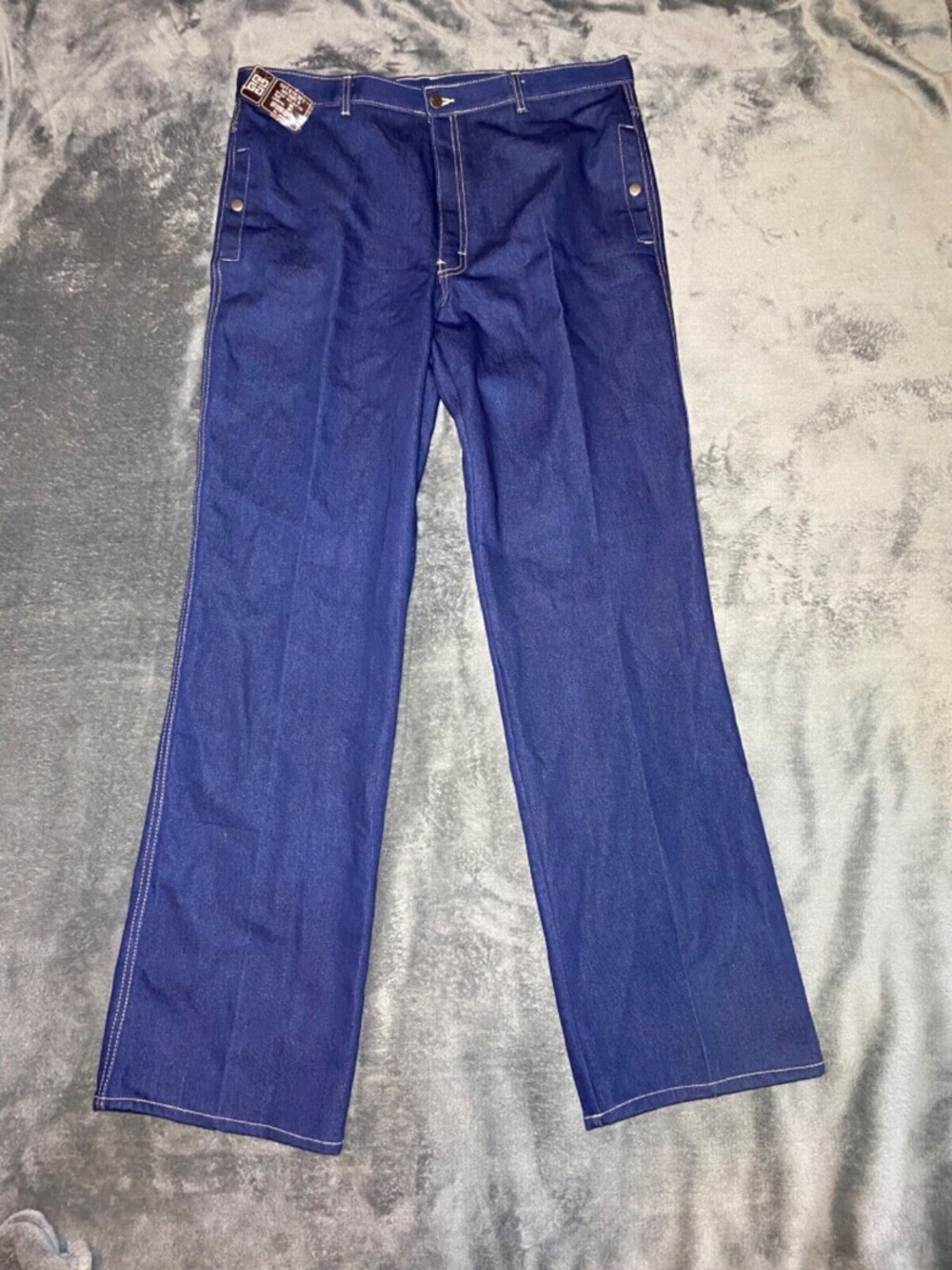 NOS Vintage Givenchy Monsieur Mens Denim Pants Original Tag NOS 1980s Never Worn